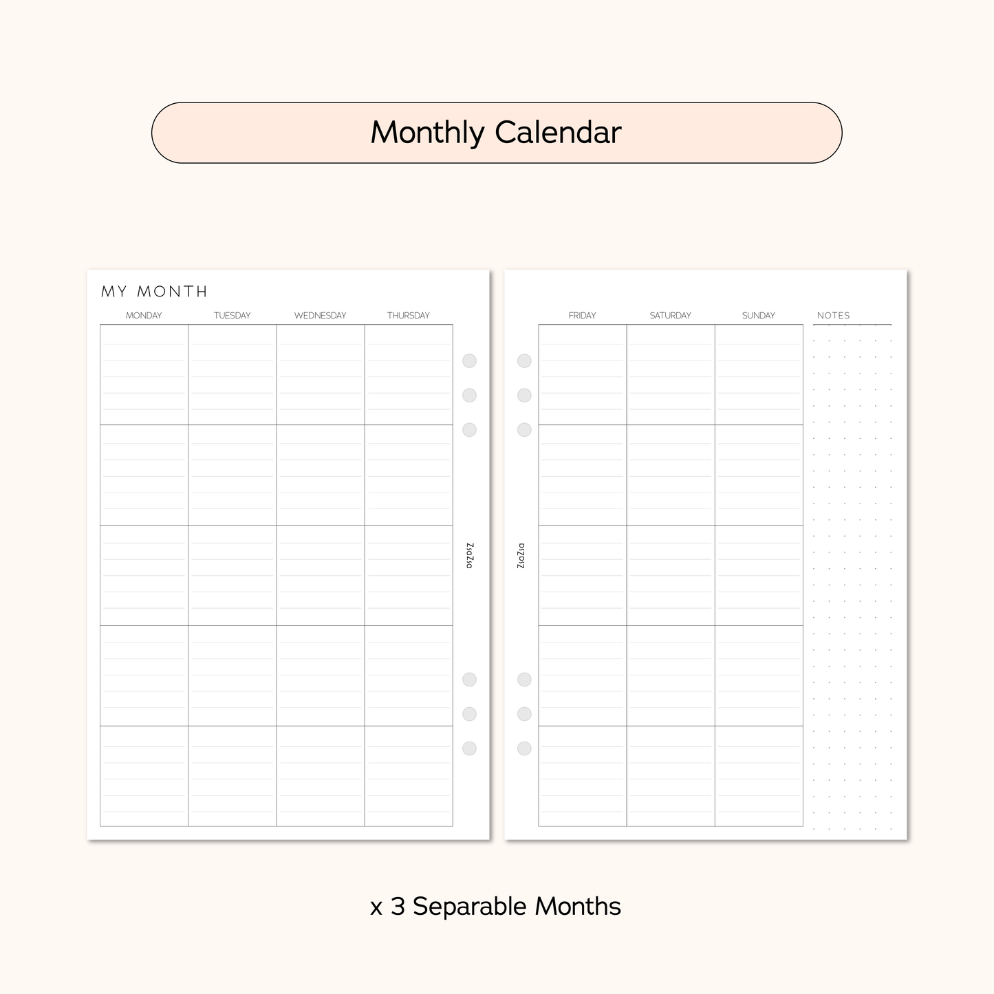 12 Week Planner Bundle