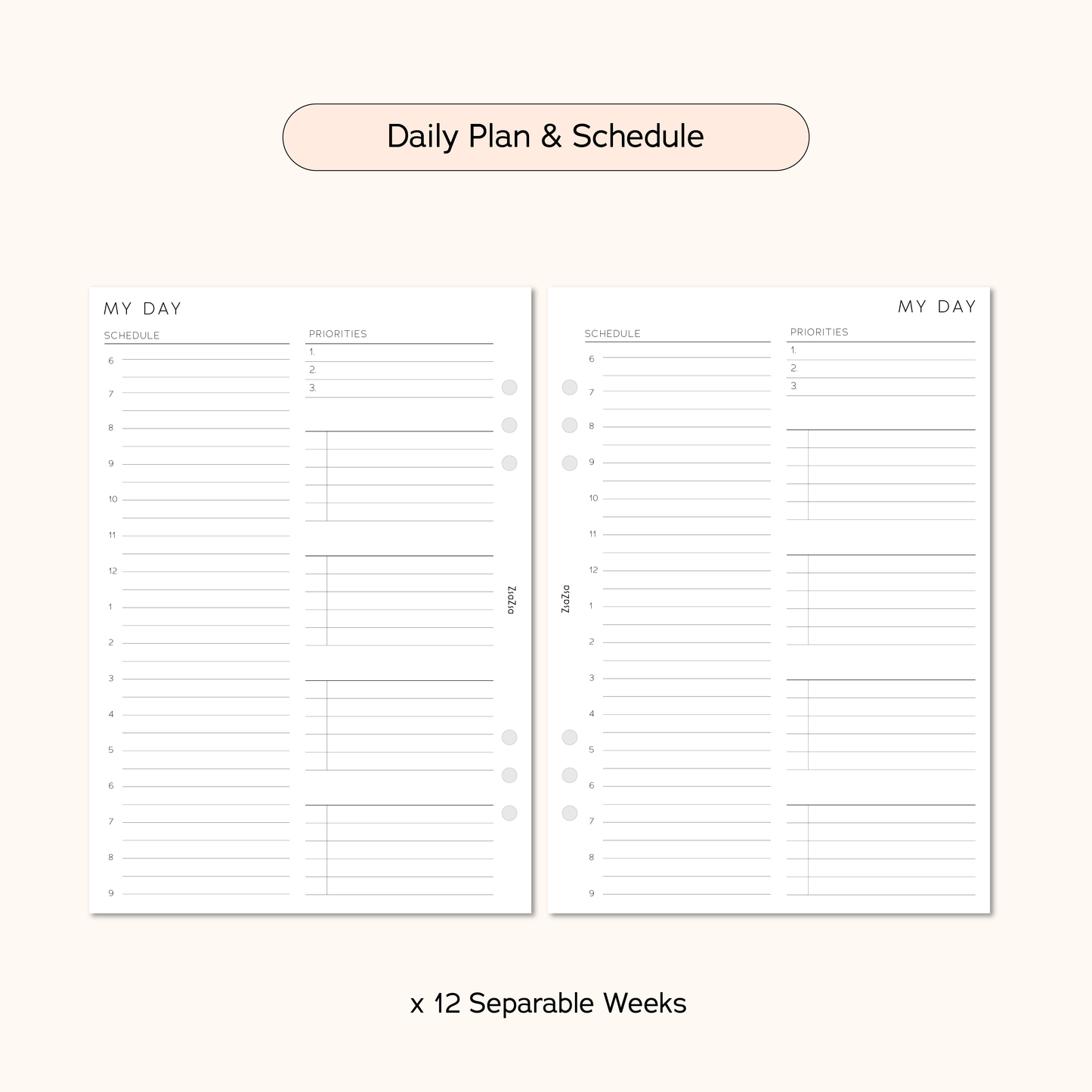 12 Week Planner Bundle