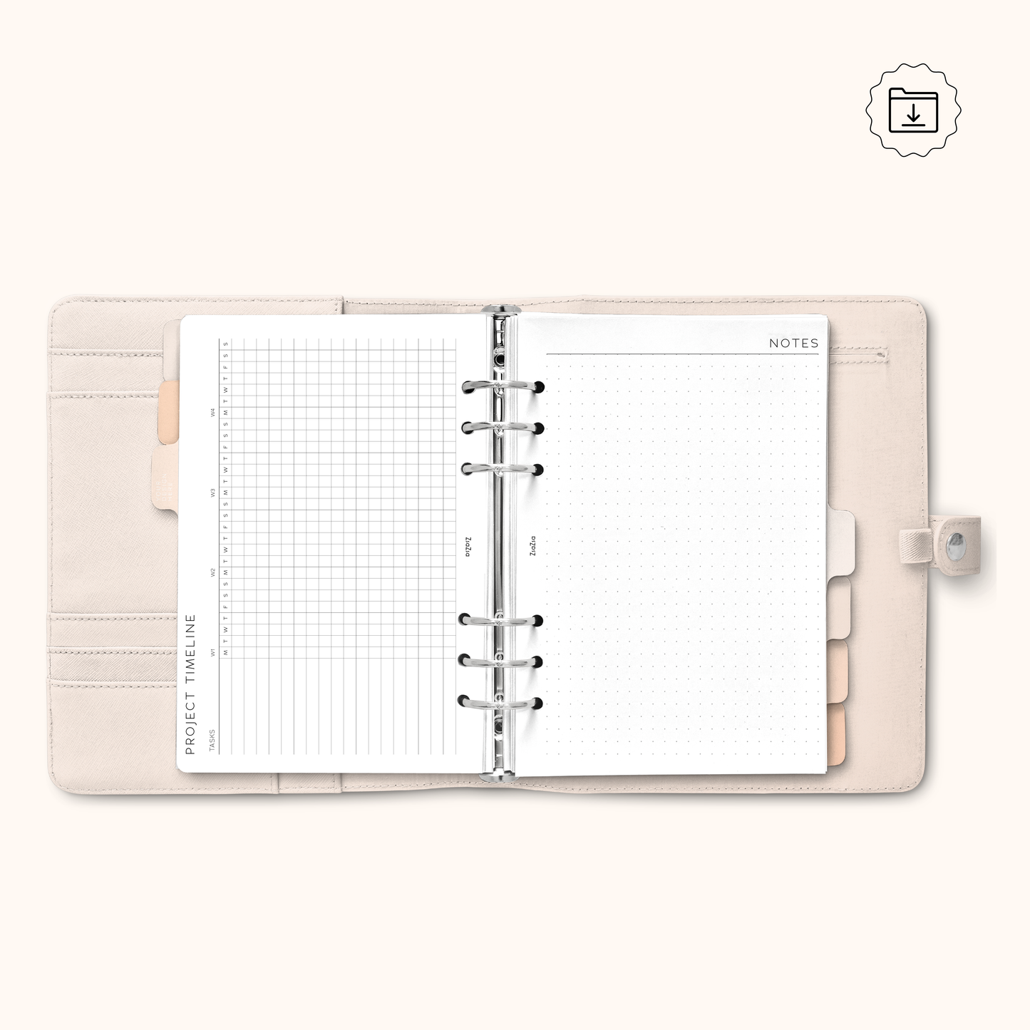 PRINTABLE - Client Project Plan Planner Insert